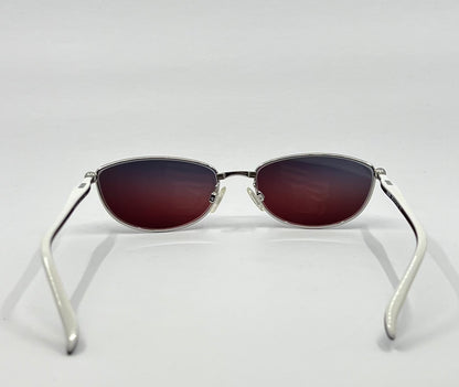 Moschino MO14301 Vintage Sunglasses w/New Solid Plum Tinted Custom Lenses-Italy