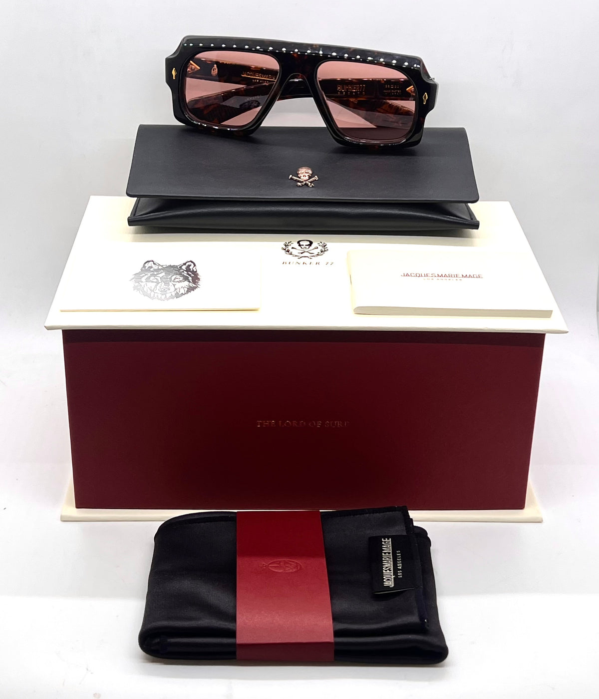 Jacques Marie Mage Bunker77 DECATO AGAR Sunglasses-Ltd 100-Unworn Full Kit Japan