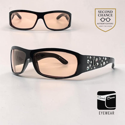 Dior Sparkling 3 Vintage Crystal Sunglasses-New Custom Lenses-Unworn/Full Kit