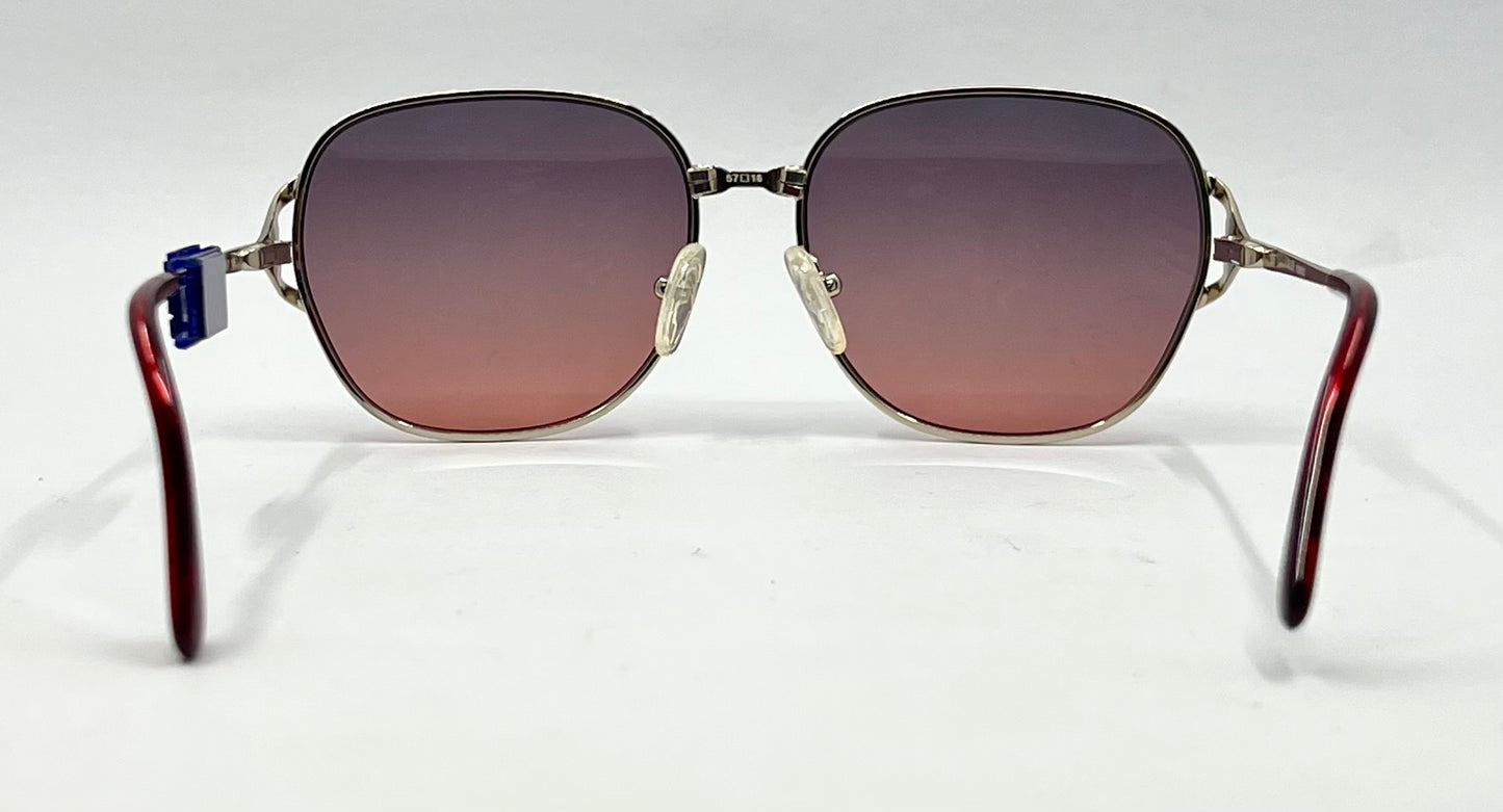 Fratelli Lozza BLISS Redwood Sunglasses-New Smokey Rose Custom Gradient Lenses
