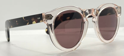 Cutler and Gross CGSN 0734 Crystal/Tortoise Sunglasses-50mm-New/Unworn-Full Kit