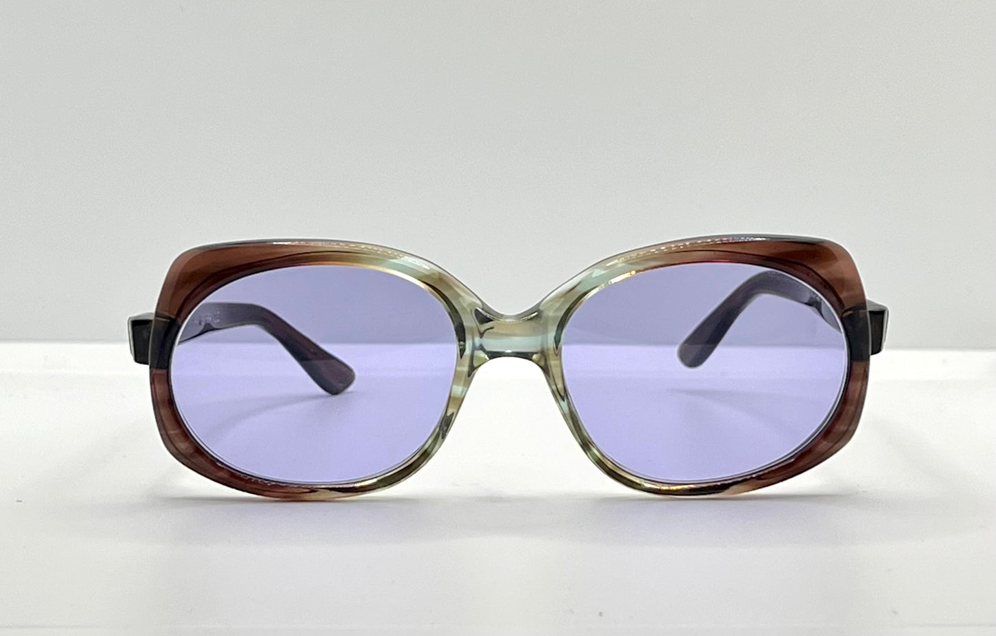 ARTOPTIC INES 52-20 – Vintage French Butterfly Sunglasses w/New, Custom Violet Lenses-Deadstock