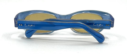 Lazi Italy Ice Blue Y2K Vintage Sunglasses-Unworn/Deadstock-Made In Italy