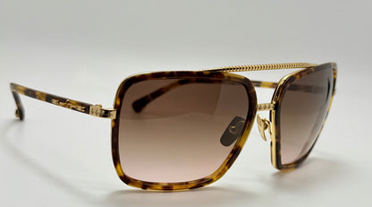 Brand New Philippe V No. 9 Sunglasses-Tortoise & Gold 63mm Frame-Handmade in Japan