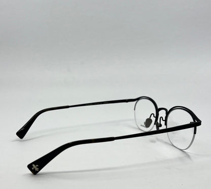 Seraphin Duval 8523 Eyeglasses Titanium Black 47-22-145/Handmade Japan-New