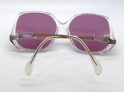 Neostyle Plaza 22A-Vintage Sunglasses-New Solid Rose  Custom Lenses-Unworn