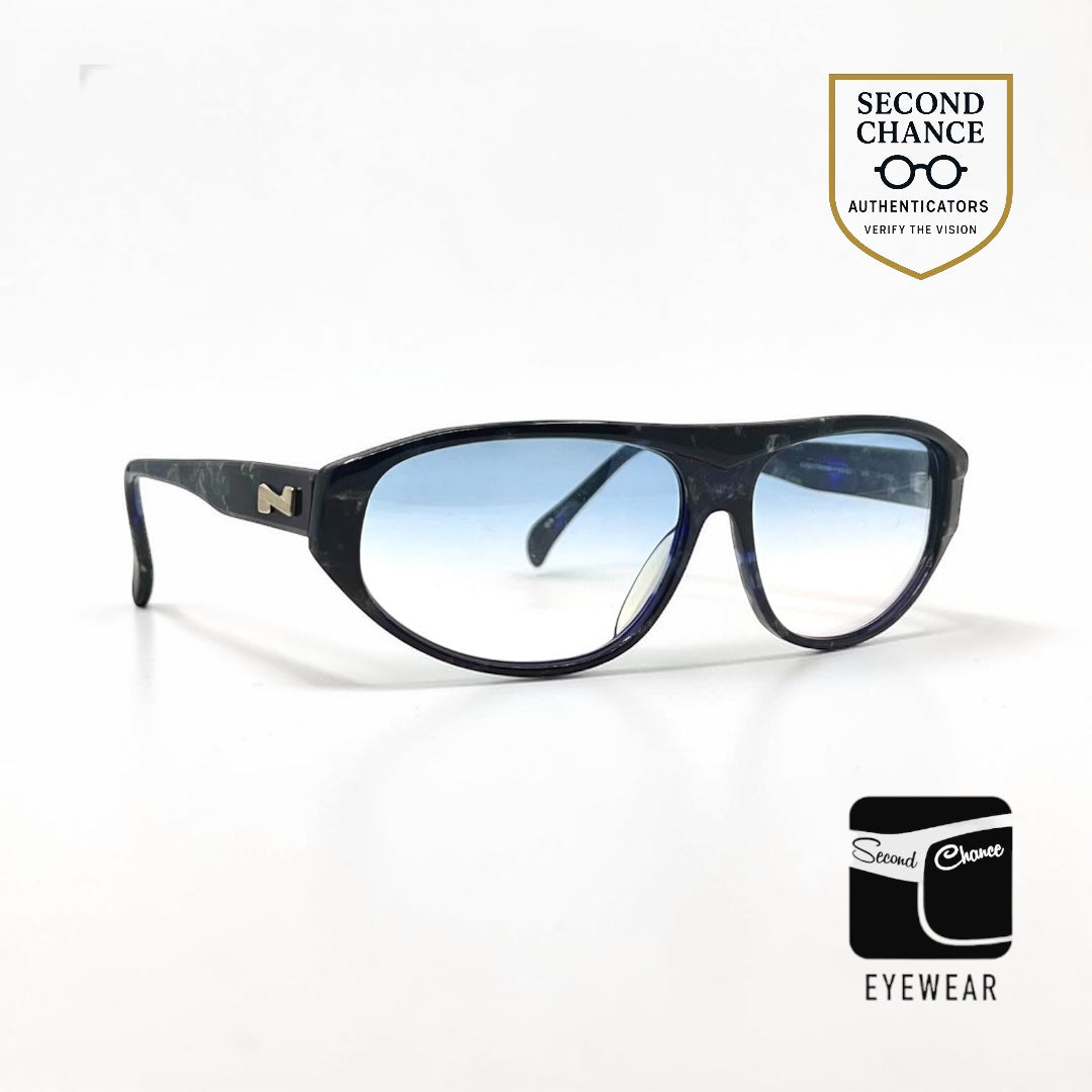 Neostyle Fashtrend 33/667 VINTAGE Sunglasses-Blue Acetate-New Gradient Custom Lenses