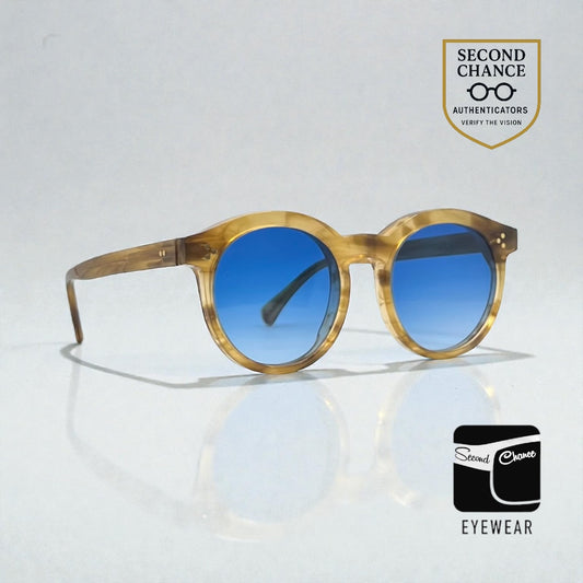 Wildfox “Harper” Panto Sunglasses with Blue Gradient Lenses-Unworn