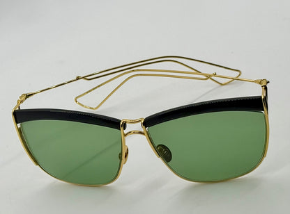 DiorSoElectric Rare Gold Green Sunglasses-Full Kit Authentic-Deadstock/New