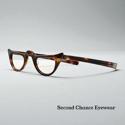 Vintage Cat Eye Eyeglasses Tortoiseshell Acetate – Refurbished USA 6½
