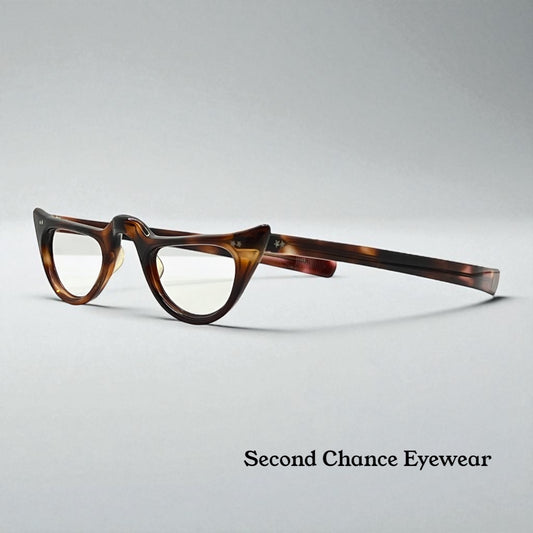 Vintage Cat Eye Eyeglasses Tortoiseshell Acetate – Refurbished USA 6½