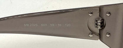Montblanc MB232S 603 Unworn Italy Crystal Sunglasses-Original Lenses