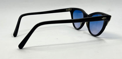 SRO VINTAGE Cat-Eye Sunglasses USA Made-New Blue Gradient Custom Lenses