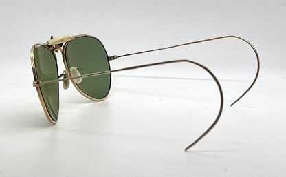 Art-Craft Winged Propeller Aviator-12K GF-Mother-of-Pearl VINTAGE Sunglasses