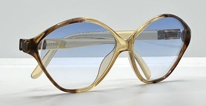 Playboy 4548 80 Vintage Sunglasses w/New Sky Blue Gradient Custom Day/Night Tinted Lenses-56mm