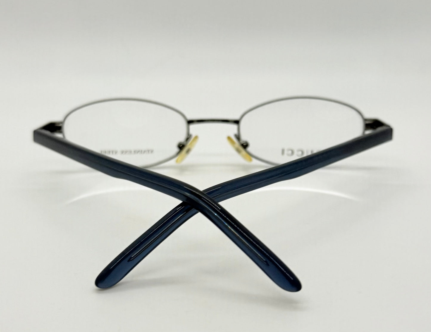 Gucci GG 2679 RV3 Stainless Steel Oval Frames-Vintage Unworn-Italy