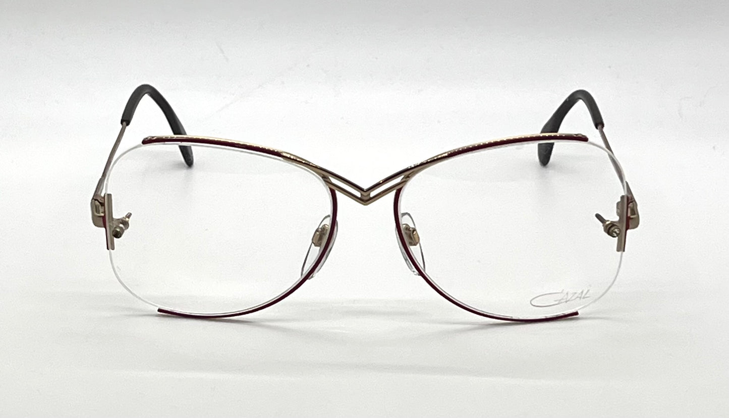 Vintage CAZAL 221 COL 309 West Germany NOS Rimless Optical 59-17 Unworn