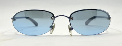 Christian Dior Minimotard 56B-Y2K Vintage Sunglasses-UNWORN w/Blue Lenses