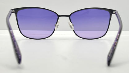 Kung Fu Eyes Sophia 159 Purple Titanium Sunglasses w/New, Custom Gradient Lenses