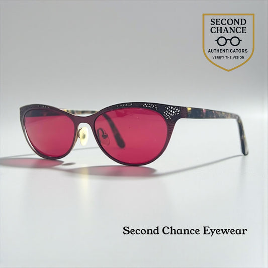 ProDesign Denmark 3831 Sunglasses-New Crimson Bloom Second Chance Custom Lenses-Unworn