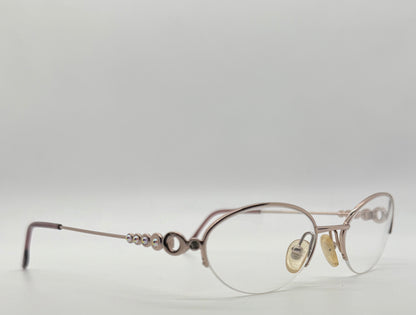 Christian Dior CD 3554/35N Y2K Vintage Half-Rim Optical Frames / 54-18-130