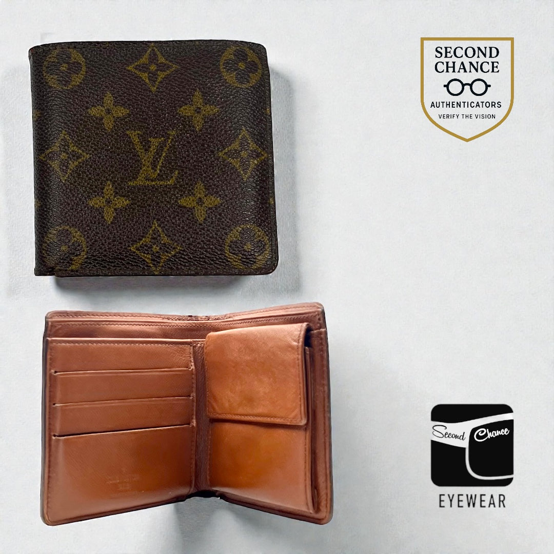 Louis Vuitton VINTAGE Monogram Bifold Wallet w/ Coin Pocket
