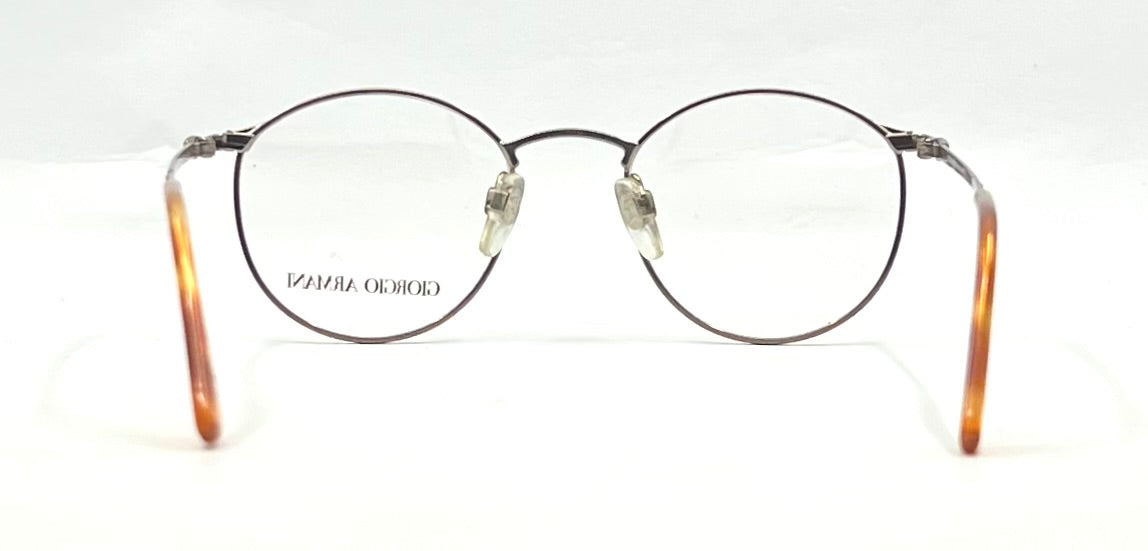 Giorgio Armani 132 Round Optical Eyeglass Frame-VINTAGE-Unworn-Italy