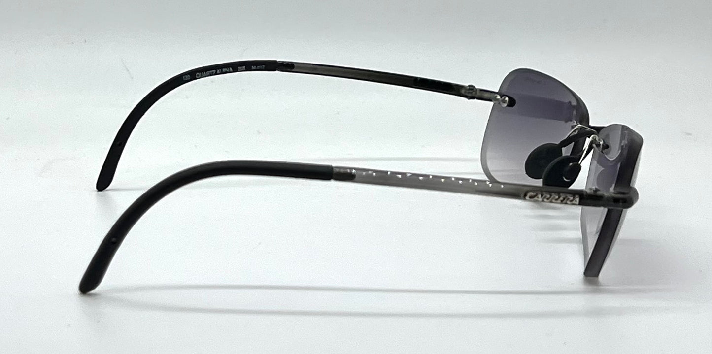 Carrera Quartz Alpha 29X Rimless VINTAGE Sunglasses Made Italy NOS/Unworn-54mm