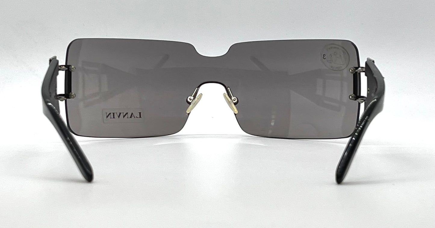Lanvin LV 2135 C03-Vintage Shield Sunglasses France Unworn Y2K