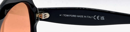 Tom Ford “REN” Black Photochromic Sunglasses 60mm UNWORN Full Kit Made in Italy