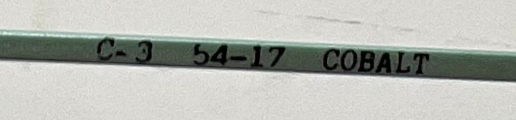 Cobalt C-3 54-17 Vintage Sunglasses-New Blue-Rose Second Chance Custom Lenses