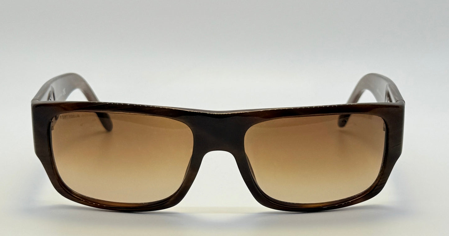 Versace 4127- Brown Gradient Sunglasses – Vintage Deadstock, Made in Italy