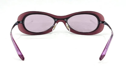 HIERO PV239 Y2K Titanium Japan Sculpted Oval Sunglasses Deadstock