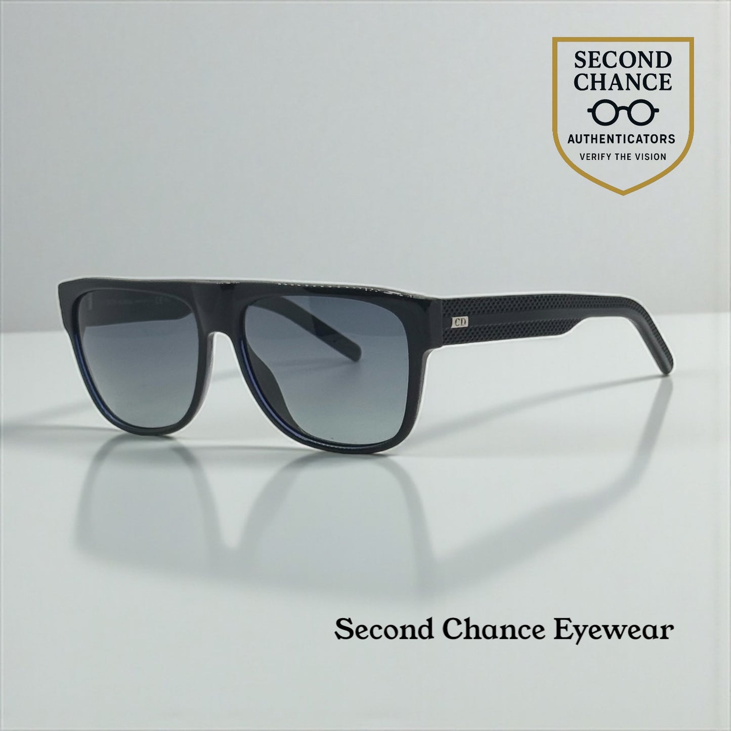 Dior Homme Black Tie 188S 98KHD VINTAGE Sunglasses Black Italy Full Kit