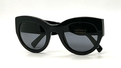Versace VE4353 Tribute Medusa Vintage Sunglasses-Black-Deadstock