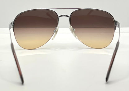 Marchon Marcolin 908/H2 Half-Rim Sunglasses w/New Custom Tobacco Gradient Tinted Lenses