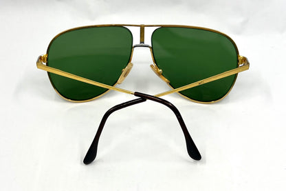 HEAD 77 F020-Vintage Aviator Sunglasses-Green Lenses-Italy-60mm-Unworn