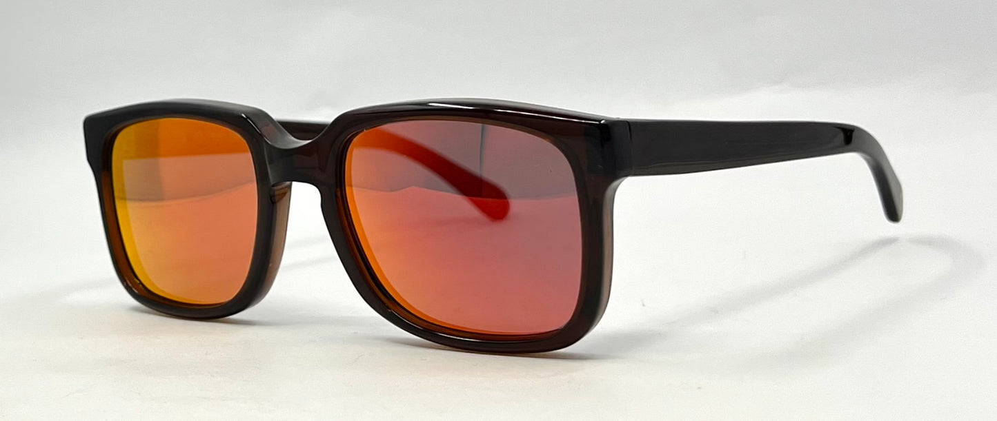 Sommers “Chet” Sunglasses-Red/Orange Mirrored Lenses-Unworn-NOS