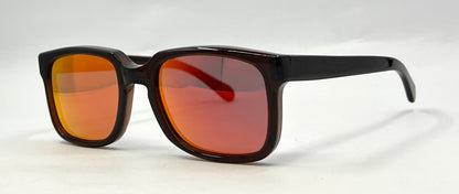 Sommers “Chet” Sunglasses-Red/Orange Mirrored Lenses-Unworn-NOS