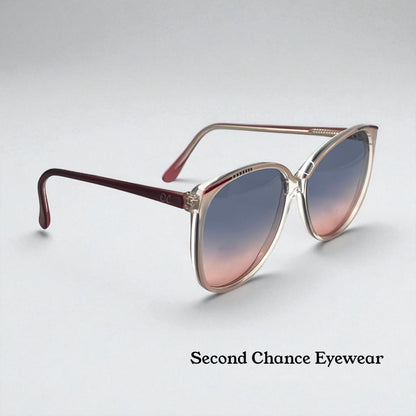 Oleg Cassin 780 Vintage Sunglasses w/New Blue/Rose Gradient Custom Tinted Lenses-Unworn-140mm