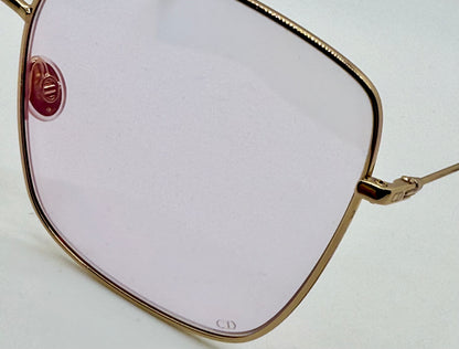 Dior Stellaire 1 0001 TE Pale Gold Titanium Edition Sunglasses – Full Kit