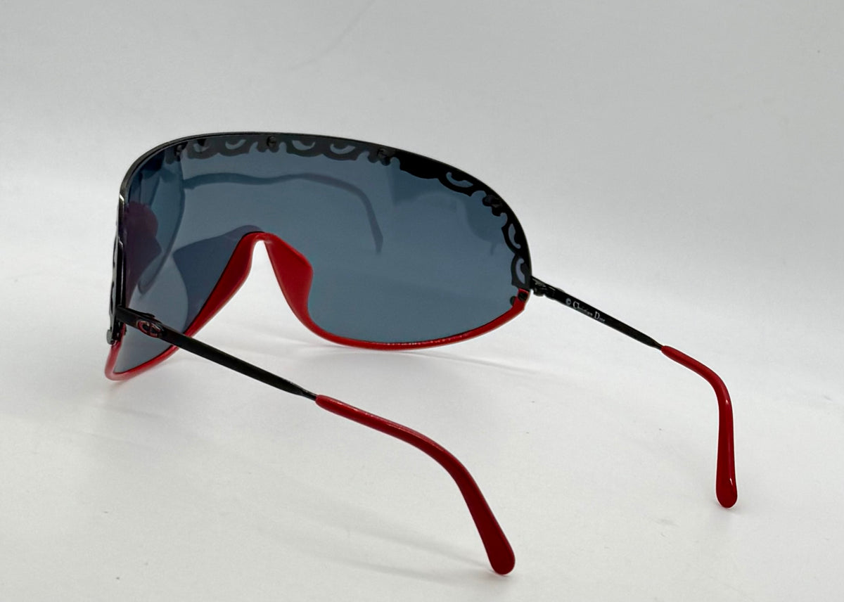 Christian Dior 2501 93 VINTAGE Shield Sunglasses Unworn Made in Austria 1980s