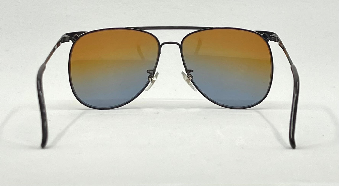 Tura MOD 278 Vintage Deadstock Japan Aviator-New Gradient Tinted Custom Lenses
