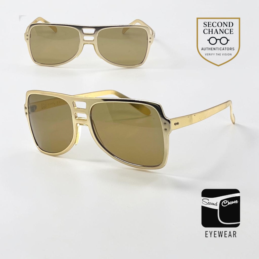 Cool-Ray Polaroid Fast Back Gold-Vintage Aviator-Original Polarized Sunglasses