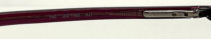 Gucci GG1182 6JT Burgundy Vintage Optical Frames – Deadstock – Made in Italy