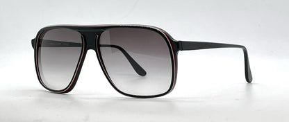 Avanti Racer Col.14 Vintage Black Pilot Sunglasses Unworn/Original-Handmade Italy