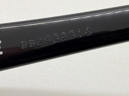 BVLGARI BB2157-B 376 Optical Frames Half Rim Gold Black Italy 55-17-135 w/ Case