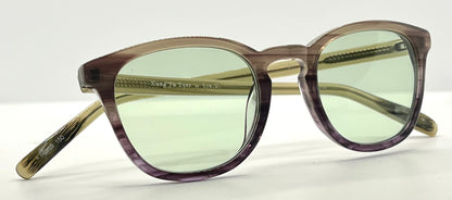 Kung Fu Eyes by Eve.D. 1031 with New, Custom Green  Tint Lenses-Y2K Sunglasses