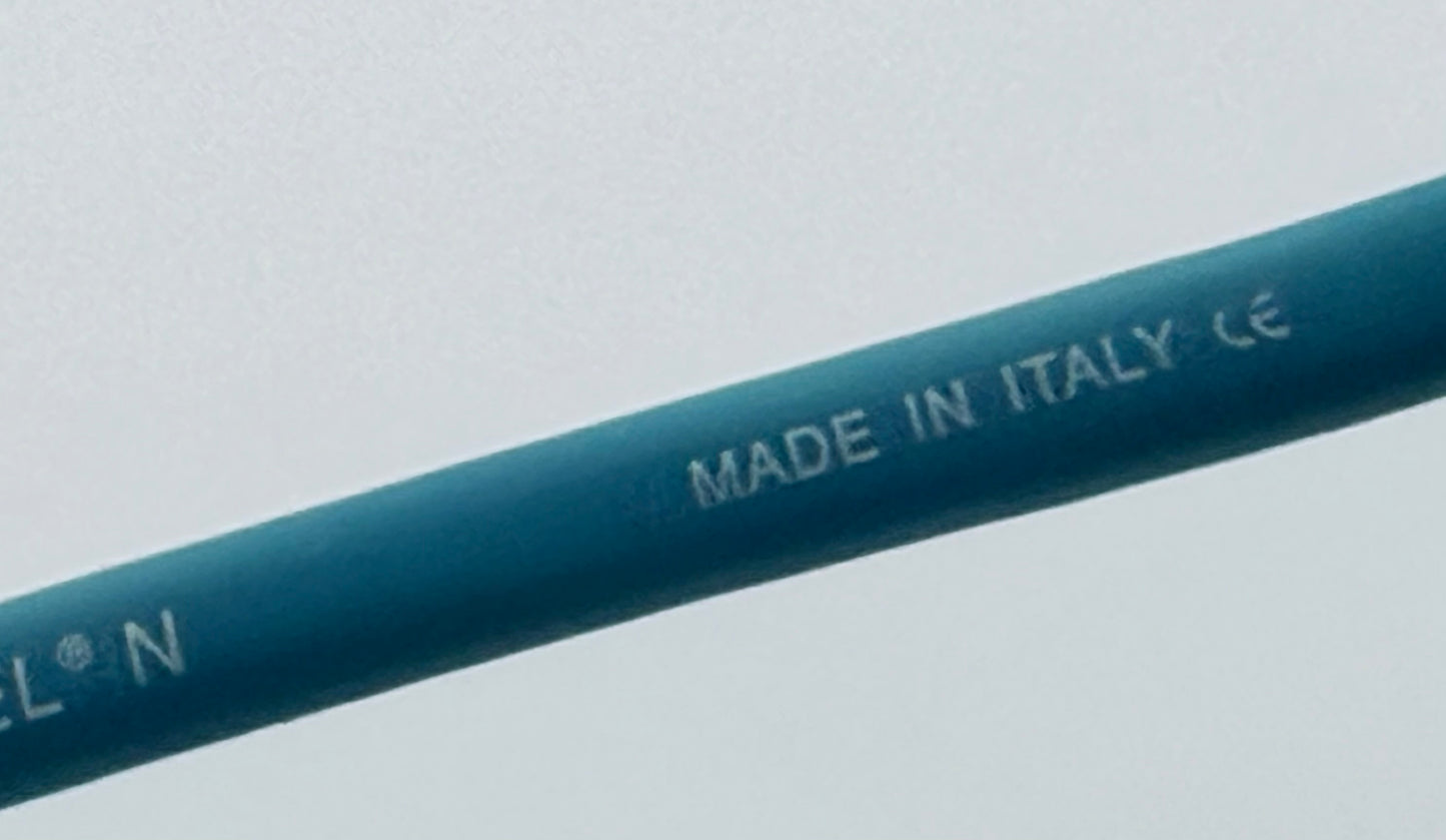 CHANEL C232-7H Rimless Shield Sunglasses Turquoise Melanin Lens-Deadstock