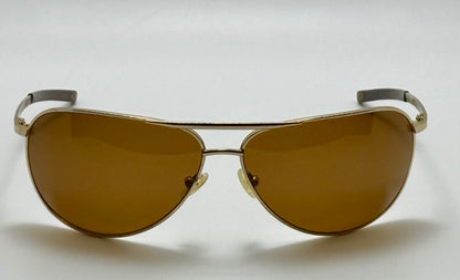 RETRO Smith Optics Serpico Gold Aviator with Brand New Custom Polarized Brown Berko’s Designs Lenses